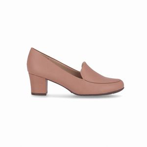 Loafer Laura Salto Médio Terracota
