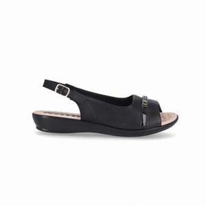 Sandália Slingback Camila Preto