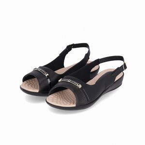 Sandália Slingback Camila Preto