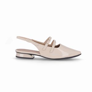 PICCADILLY MAXI - Sapato Slingback Silvia Marfim
