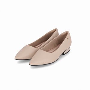 PICCADILLY MAXI – Sapato Silvia Salto Baixo Nude