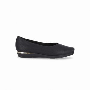 PICCADILLY MAXI – Sapato Fernanda Salto Baixo Preto
