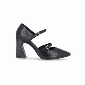 Boneca Silvana Salto Alto Preto