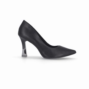 Scarpin Silvana Salto Alto Preto