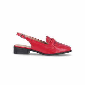 Sapato Slingback Giovanna Salto Baixo Hibisco
