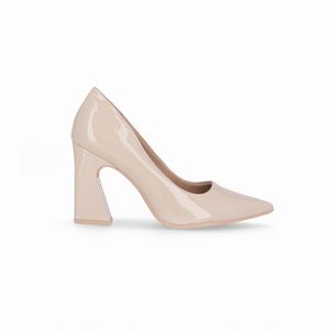 Scarpin Silvana Salto Alto Marfim