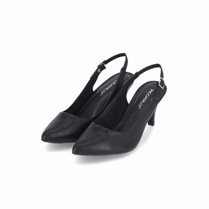 Sapato Slingback Luiza Salto Alto Preto