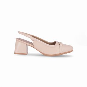 PICCADILLY MAXI – Sapato Estela Salto Médio Rosê