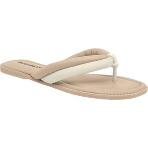 Chinelo Gabi Marfim com Off White