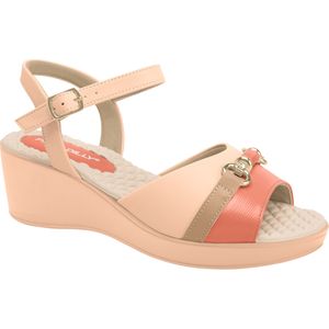 Sandália Cecilia Anabela Rose com Coral