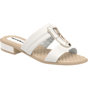 Tamanco Taila Salto Baixo Branco