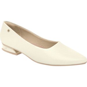 PICCADILLY MAXI - Sapato Silvia Salto Baixo Off White