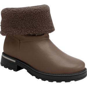 PICCADILLY MAXY - Bota Gisa Cano Médio Anabela  Madeira