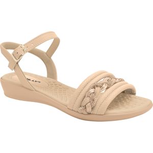 Sandália Camila Rasteira Rose