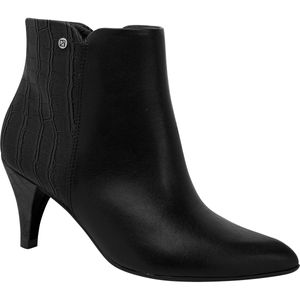 Bota Luiza Cano Curto Salto Alto Preto