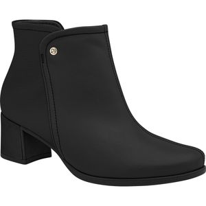 Bota Danubia Cano Curto Salto Médio Preto
