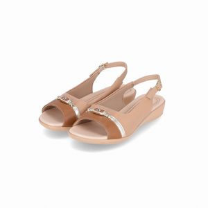 Slingback Camila Nude Claro