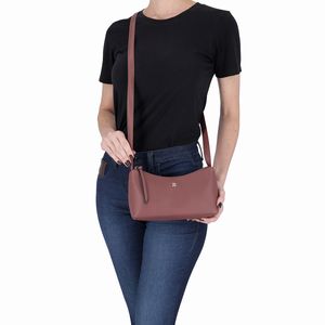 Bolsa Marta Crossbody Pequena  Pinhão