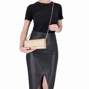 Bolsa Leila Clutch Pequena Dourado