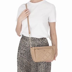 Bolsa Julia Crossbody Pequena Nude