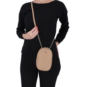 Bolsa Cris Crossbody Pequena Nude