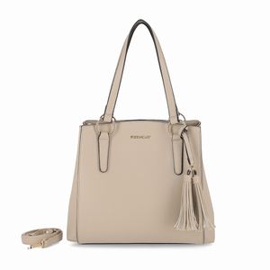 Bolsa Tati Shoulder Média Marfim