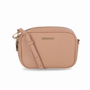 Bolsa Flávia Crossbody Pequena Nude