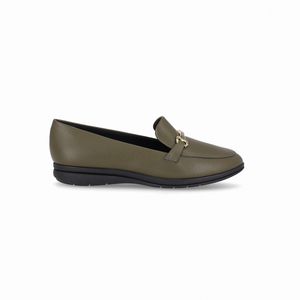 Loafer Sandy Anabela Baixo Militar