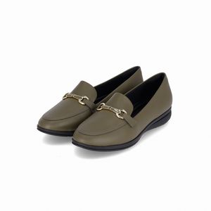 Loafer Sandy Anabela Baixo Militar