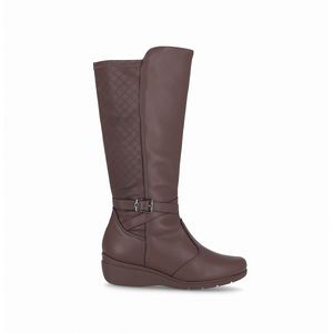 PICCADILLY MAXI - Bota Beth Cano Longo Madeira