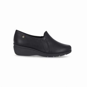 PICCADILLY MAXI - Sapato Beth Anabela Médio Preto