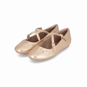 PICCADILLY MAXI - Sapatilha Michele Salto Baixo Ouro