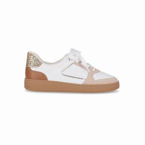 Tênis Beta Branco Com Rose