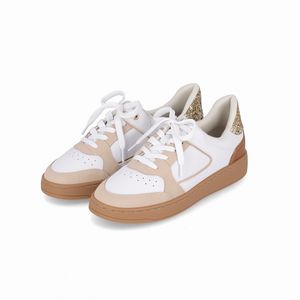 Tênis Beta Branco Com Rose