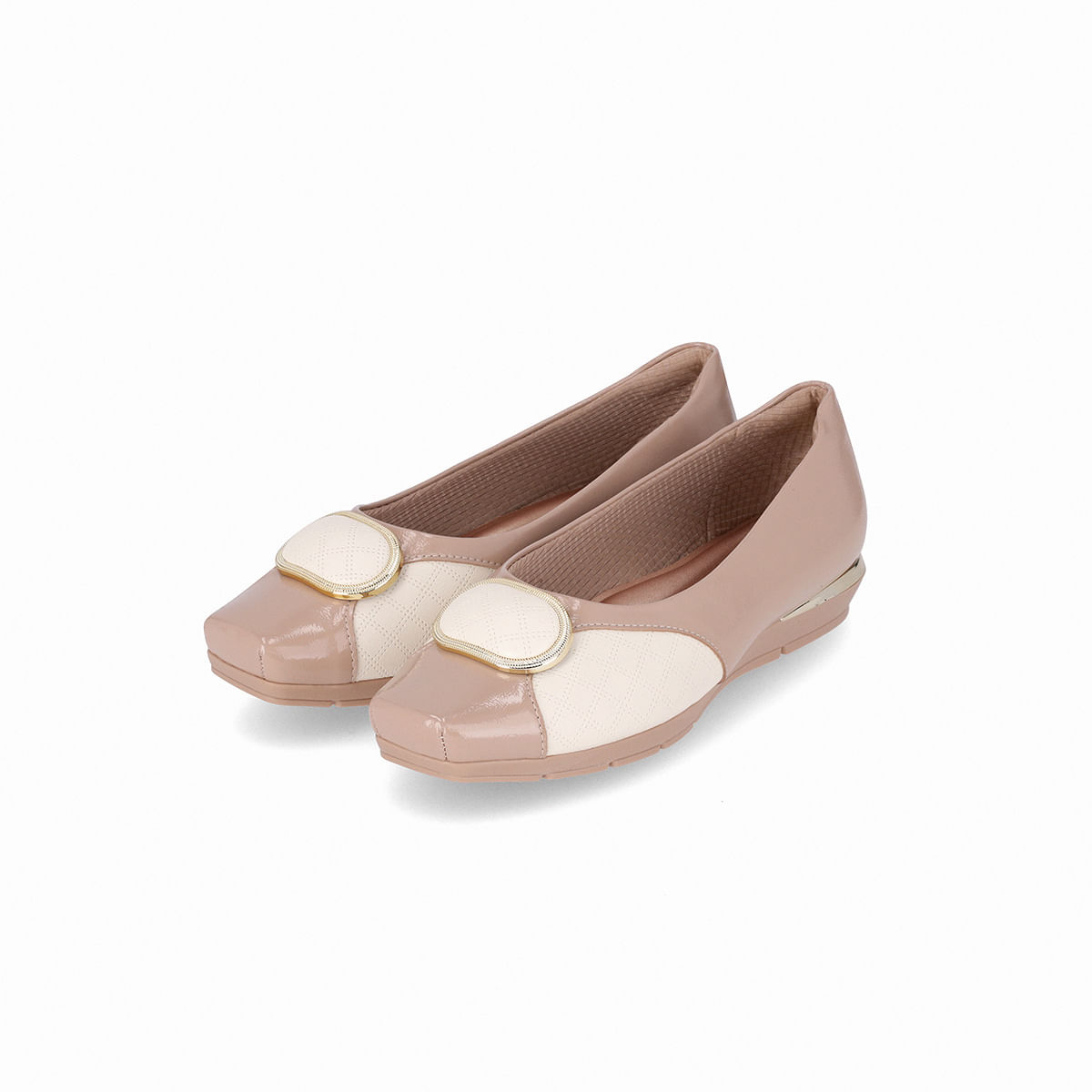 Sapato Fernanda Salto Baixo Fendi/Off White - PICCADILLY