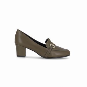 Loafer Laura Salto Médio Militar