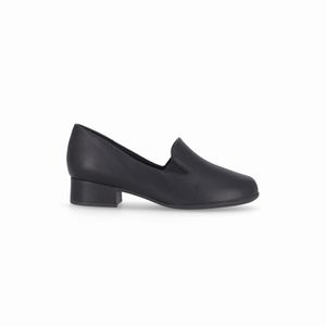 Loafer Laura Salto Médio Preto