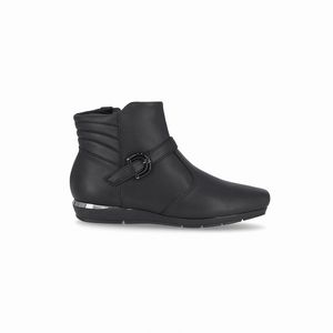 PICCADILLY MAXI - Bota Fernanda Cano Curto Salto Baixo  Preto