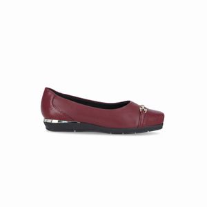 PICCADILLY MAXI - Sapato Fernanda Salto Baixo Vinho