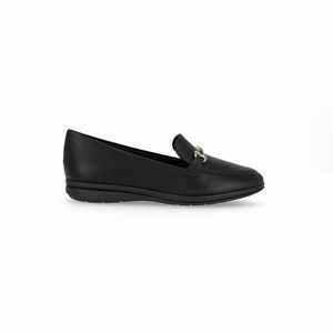 Loafer Sandy Anabela Baixo Preto