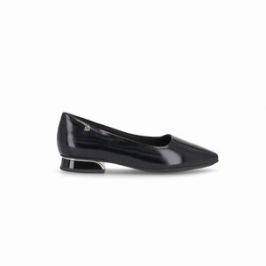 PICCADILLY MAXI - Sapato Silvia Salto Baixo Preto