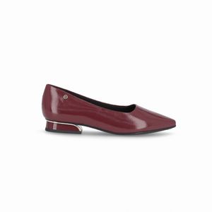 PICCADILLY MAXI - Sapato Silvia Salto Baixo Vinho