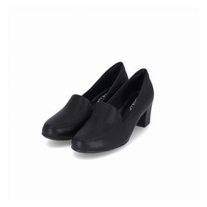 Loafer Laura Salto Médio Preto