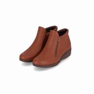PICCADILLY MAXI - Bota Beth  Cano Curto Conhaque