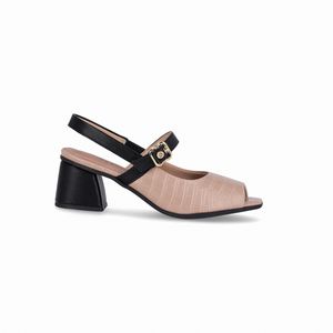 PICCADILLY MAXI - Slingback Adriana Salto Médio Fendi