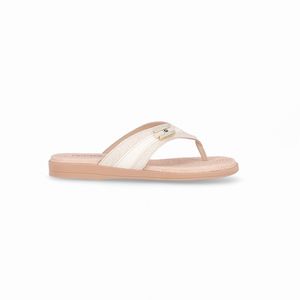 Chinelo Rasteirinha Adla Off White