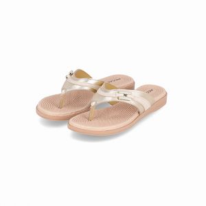Chinelo Rasteirinha Adla Ouro
