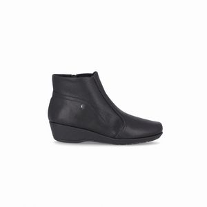 Bota Ivone Cano Curto Anabela Médio Preto