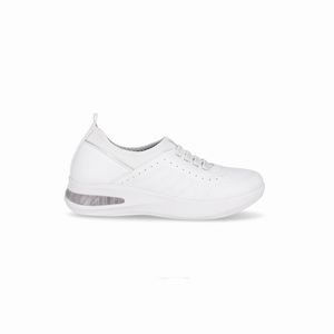 Tênis SoftStep Salto Anabela Médio Branco