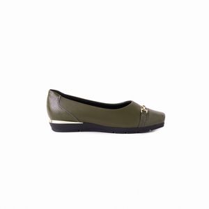 PICCADILLY MAXI - Sapato Fernanda Salto Baixo Militar